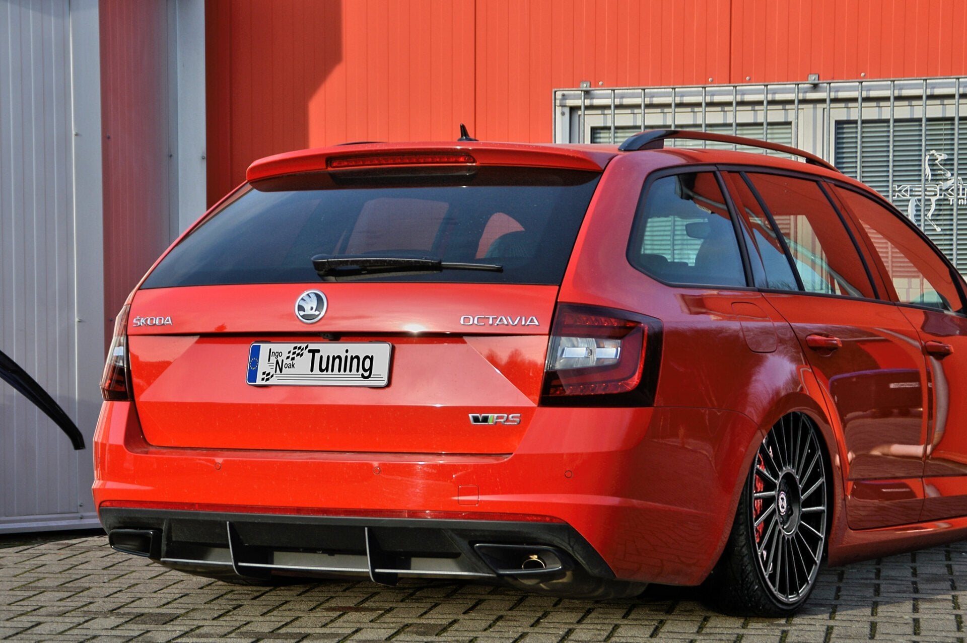 Bodykit für Skoda Octavia RS 5E Facelift Bj.2016- (Schwarz Matt)