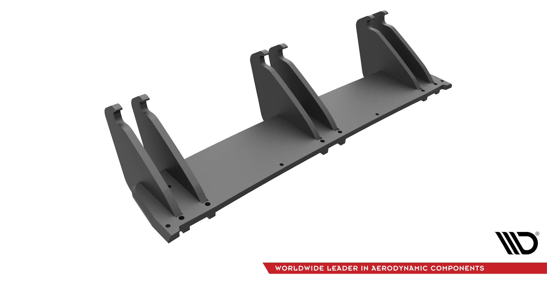 Street Pro Heckschürze Heck Ansatz Diffusor passend für VW Golf R Mk7 rot