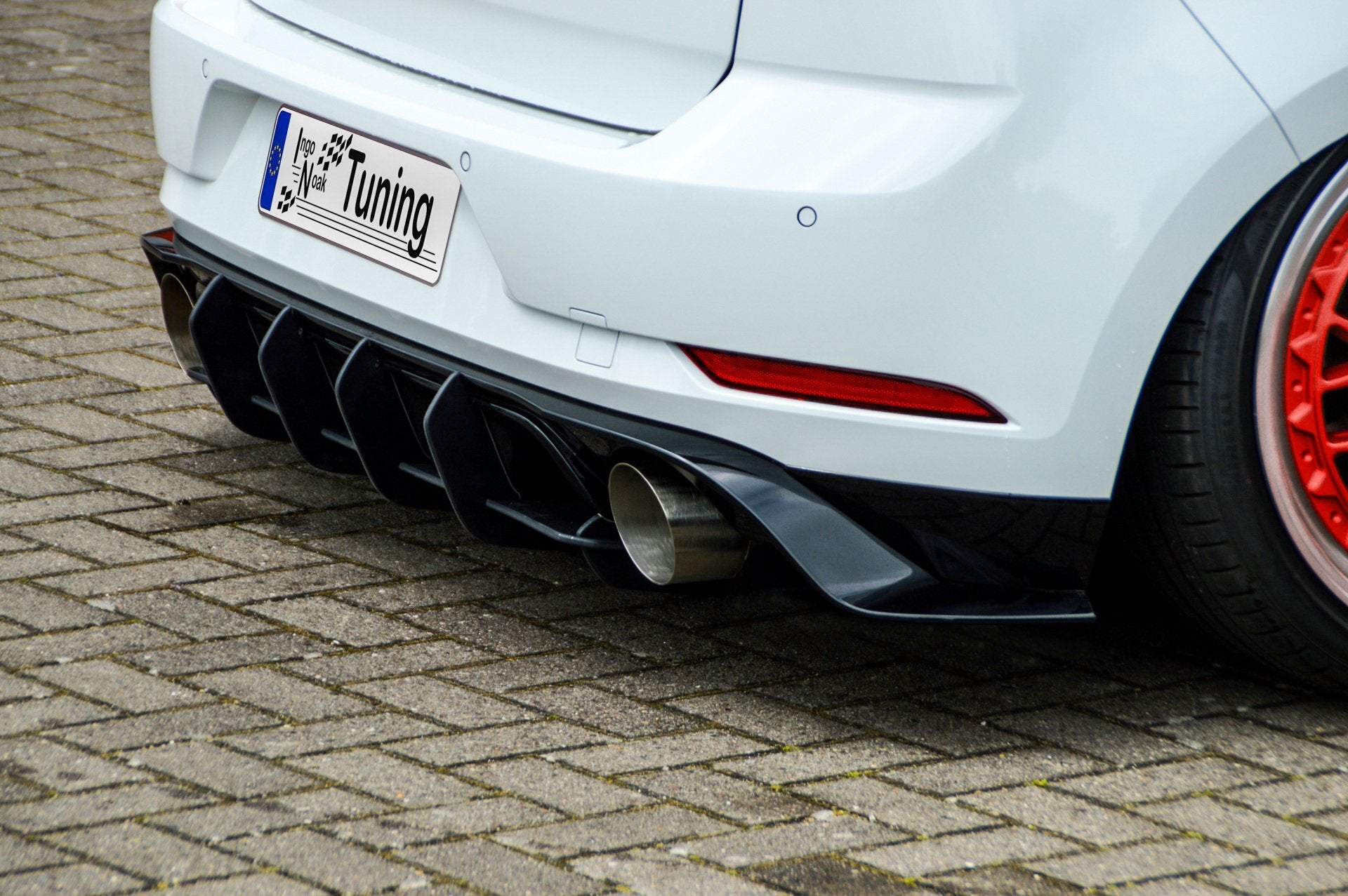 Racing Heckansatz Diffusor für VW Golf 7 GTI TCR