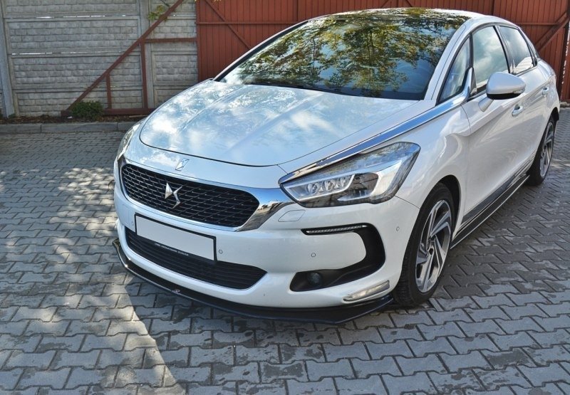 Street+ Spoilerlippe Front Ansatz V.2 passend für CITROEN DS5 FL schwarz matt