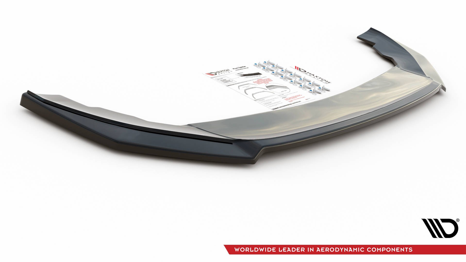 Street+ Spoilerlippe Front Ansatz V.3 passend für Seat Leon FR Mk4 schwarz Hochglanz