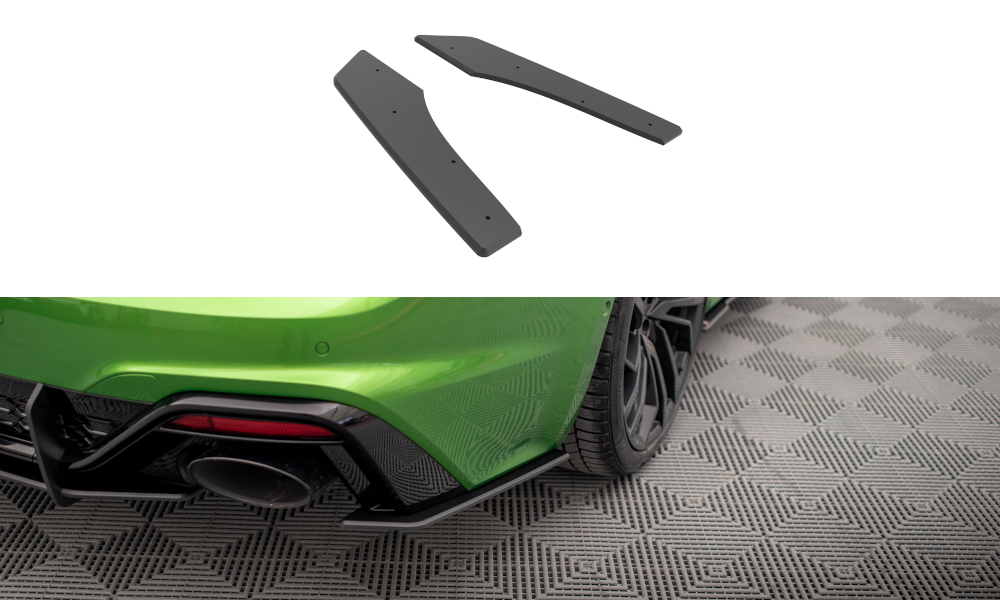Street Pro Heck Ansatz Flaps passend für Audi RS5 F5 FL rot