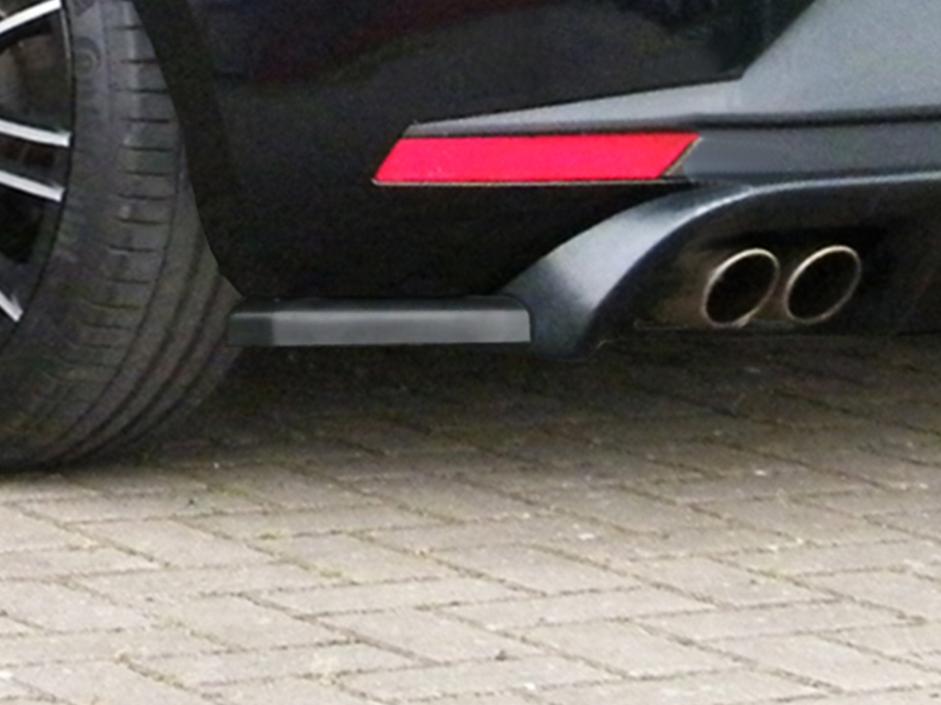 Heckansatz inkl. Heckdiffusor 3 tlg. für Seat Leon 3 5F (Schwarz Matt)