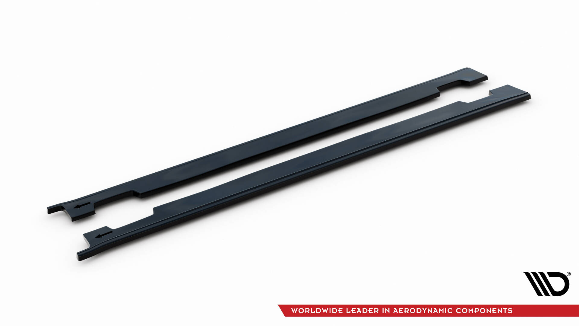 Seitenschweller Ansatz für Kia Stinger GT / GT-Line / Standard Mk1 schwarz Hochglanz
