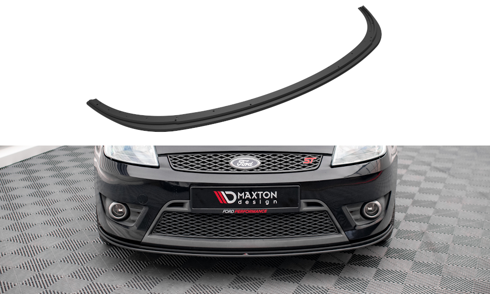 Street Pro Spoilerlippe Front Ansatz passend für Ford Fiesta ST Mk6 rot