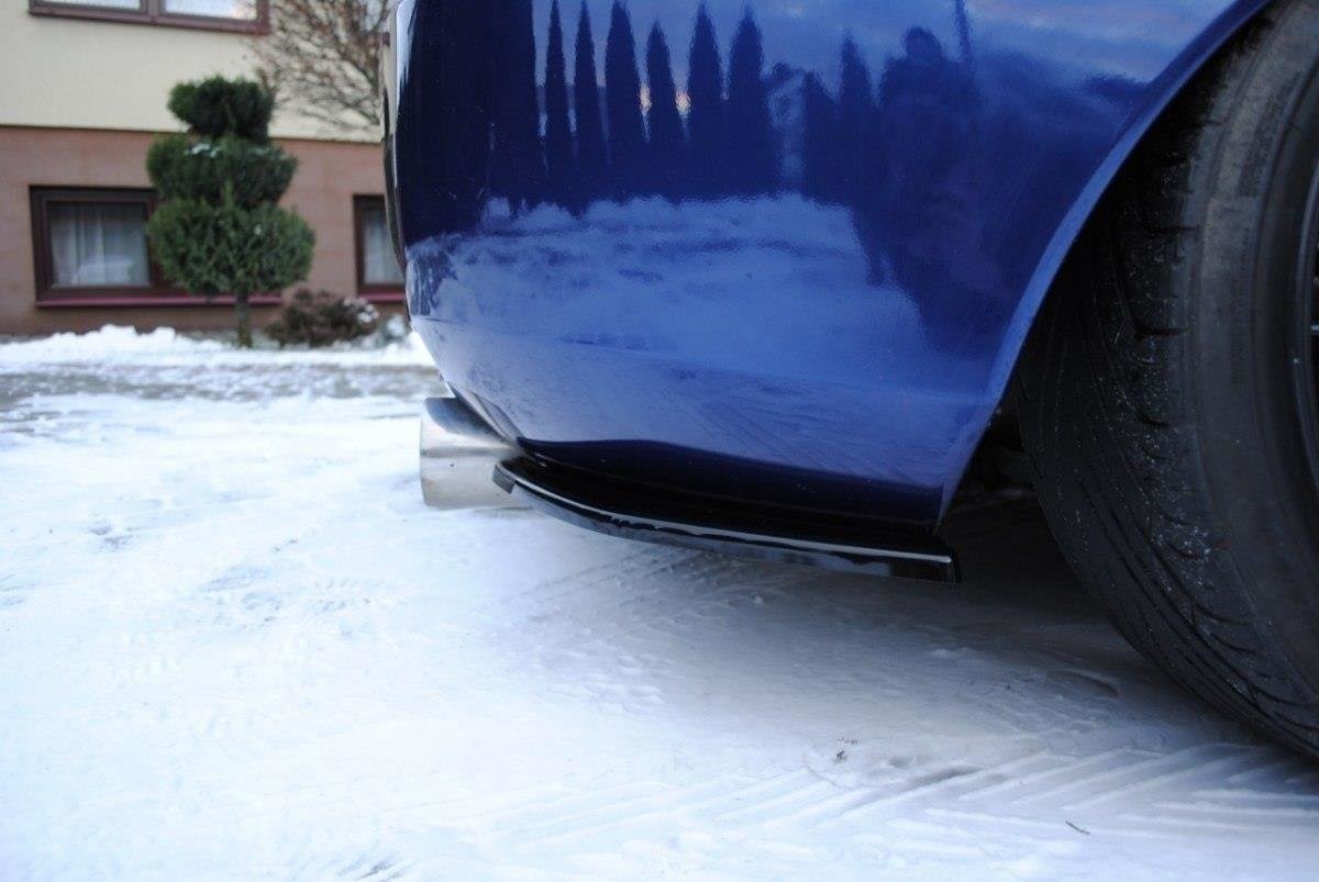 Heck Ansatz Flaps Diffusor für TOYOTA CELICA T23 vor Facelift schwarz Hochglanz