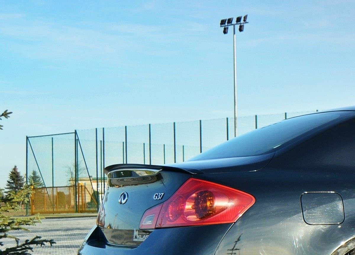 Heckspoiler Lippe passend für Infiniti G37 Limousine schwarz Hochglanz