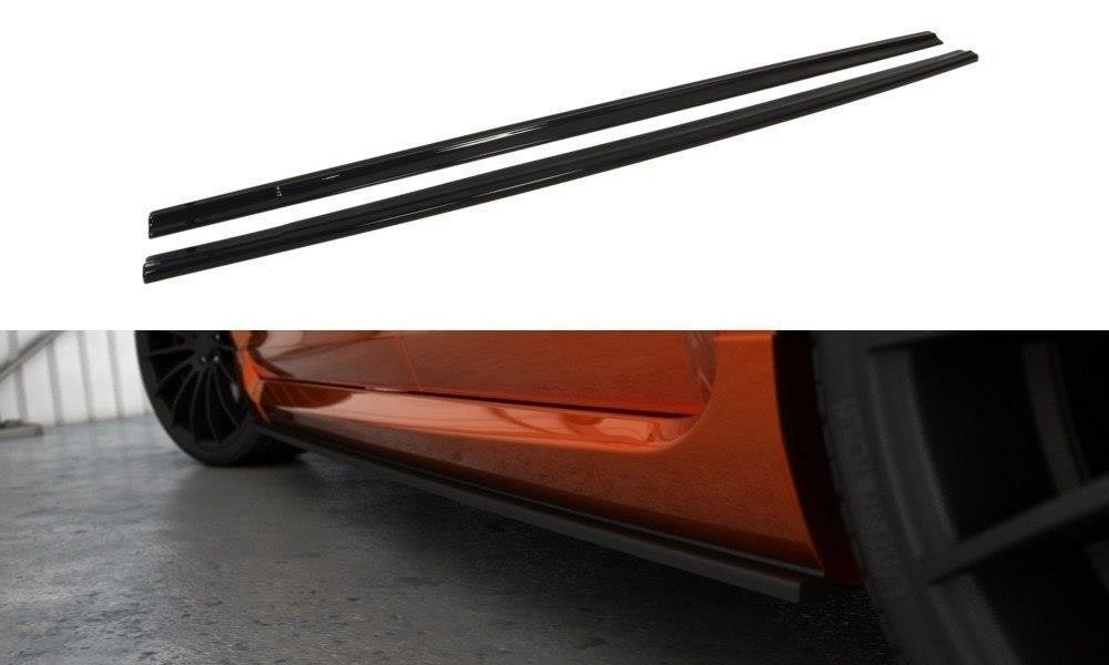 Street+ Seitenschweller Leisten passend für Ford Focus ST Mk2 FL Carbon Look