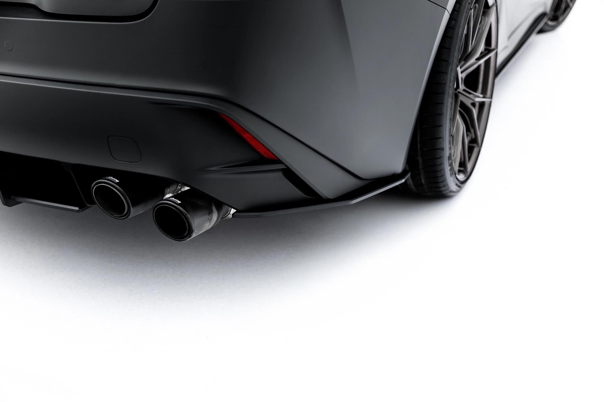 Diffusor Flaps passend für Lexus IS 500 Mk3 Facelift 2 XE30 schwarz matt
