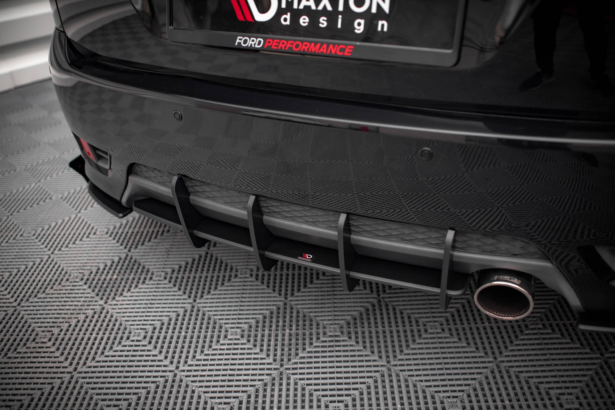 Street Pro Heckschürze Heck Ansatz Diffusor passend für Ford Fiesta ST Mk6