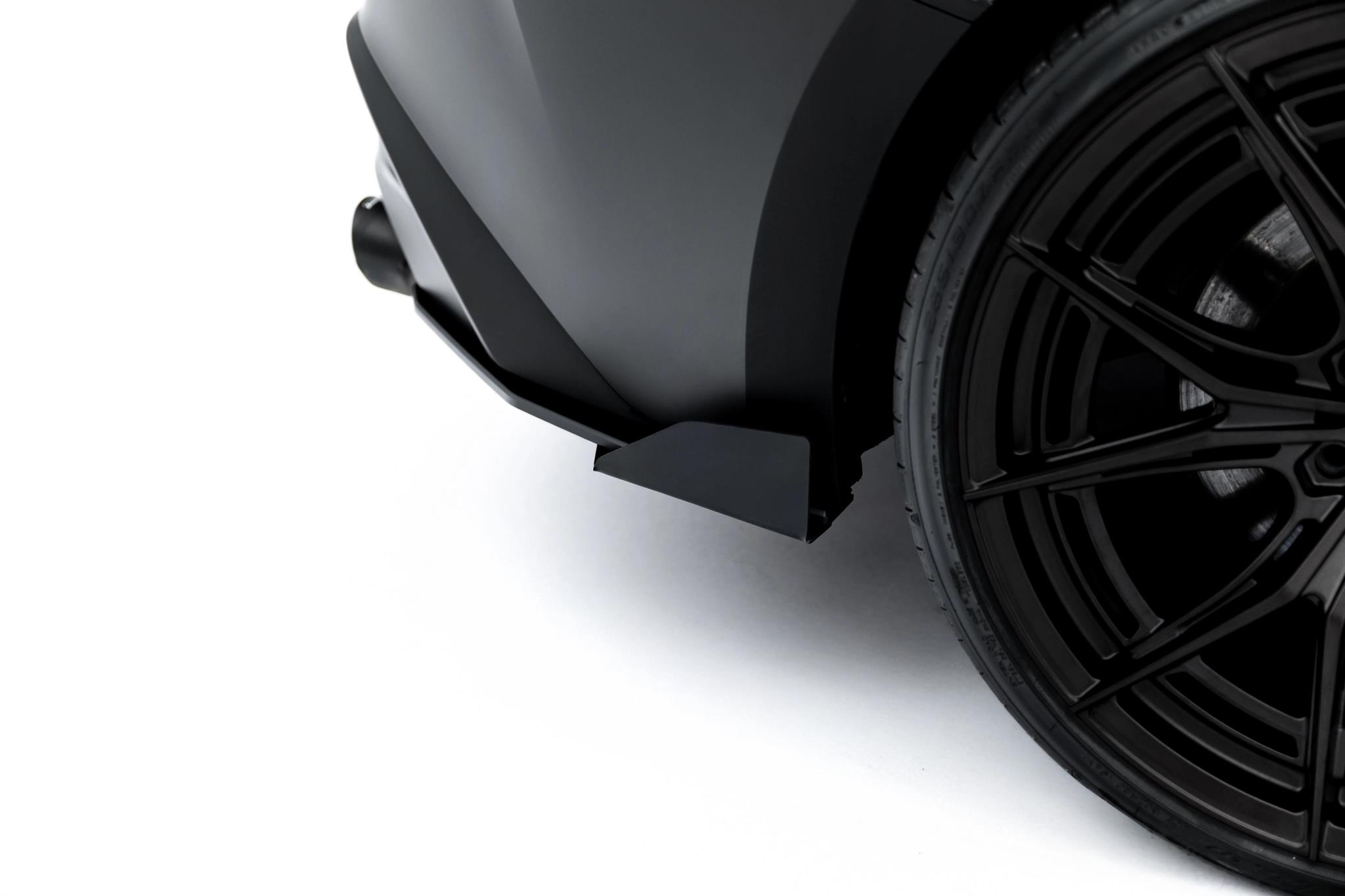 Diffusor Flaps passend für Lexus IS 500 Mk3 Facelift 2 XE30 schwarz Hochglanz