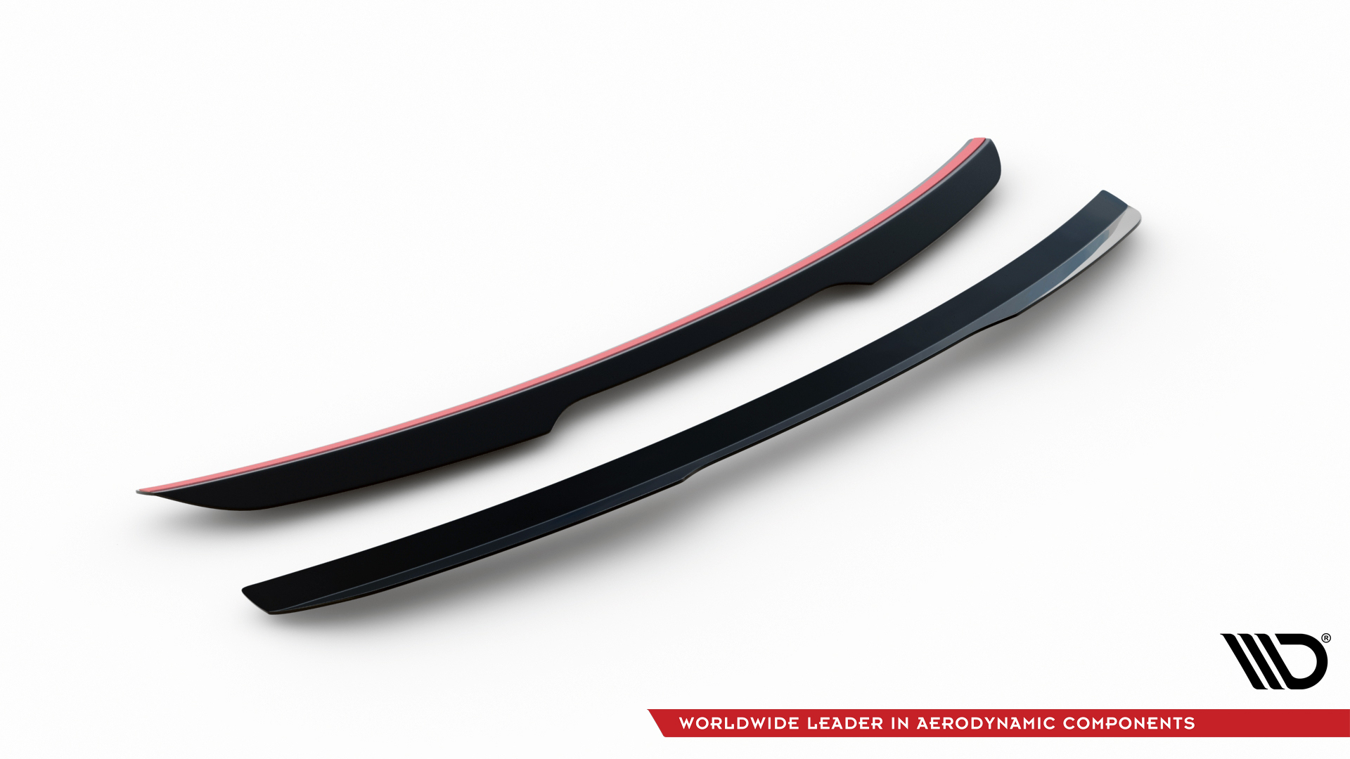 Höher Spoiler CAP für Audi Q8 S-line / SQ8 Mk1 Facelift schwarz Hochglanz