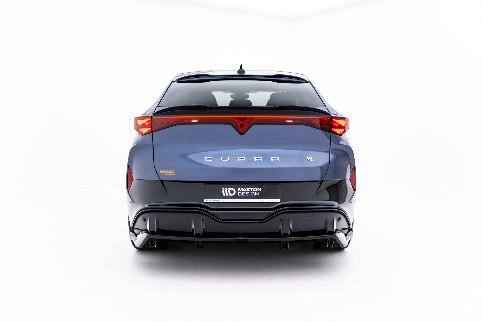 Diffusor Heckansatz passend für CUPRA Tavascan Mk1 schwarz Hochglanz