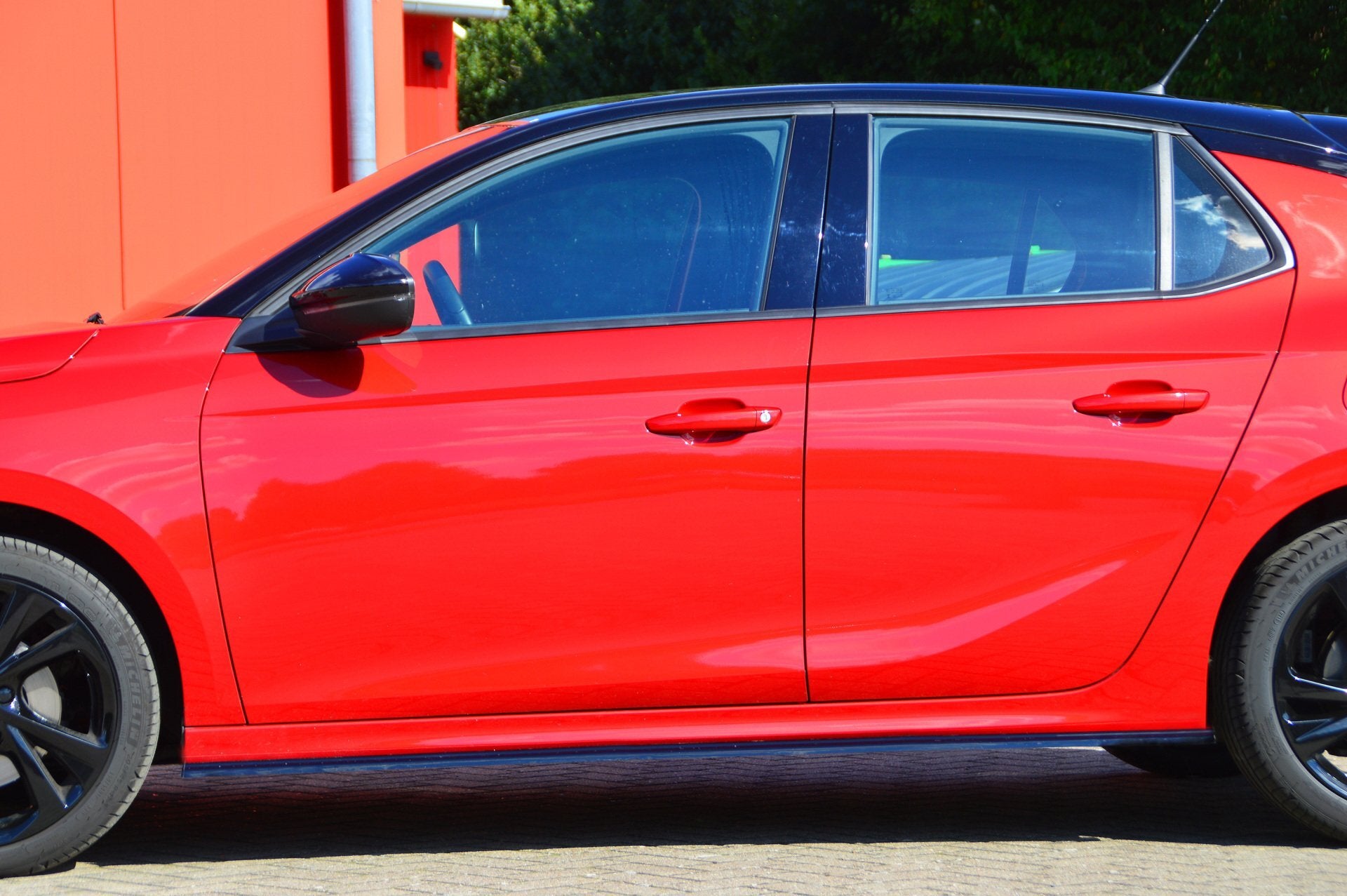 Bodykit für Opel Corsa F GS-Line (Schwarz Matt)