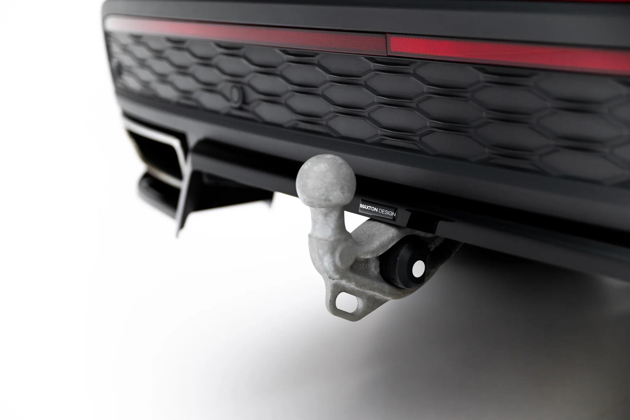 Diffusor Heckansatz passend für Skoda Kodiaq RS Mk2 schwarz Hochglanz