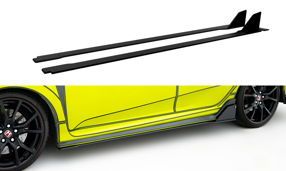 Street Pro Seitenschweller Ansatz für Honda Civic Type-R Mk10 / Mk10 Facelift