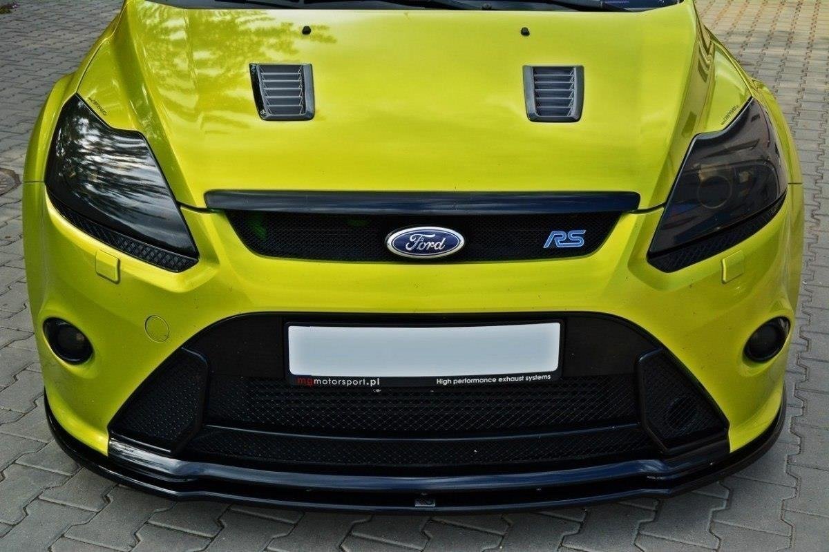 Street+ Spoilerlippe Front Ansatz V.2 passend für Ford Focus RS Mk2 schwarz Hochglanz