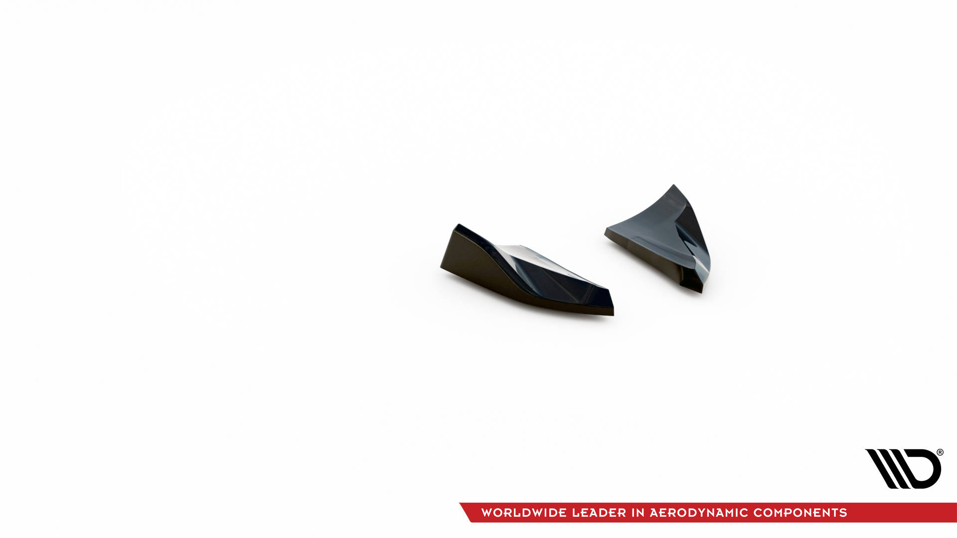 Street+ Heck Ansatz Flaps passend für Porsche Macan Mk1 schwarz Hochglanz