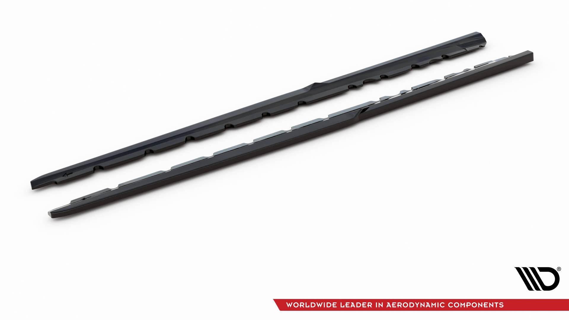 Street+ Seitenschweller Leisten V.2 passend für Audi R8 Mk2 FL schwarz Hochglanz