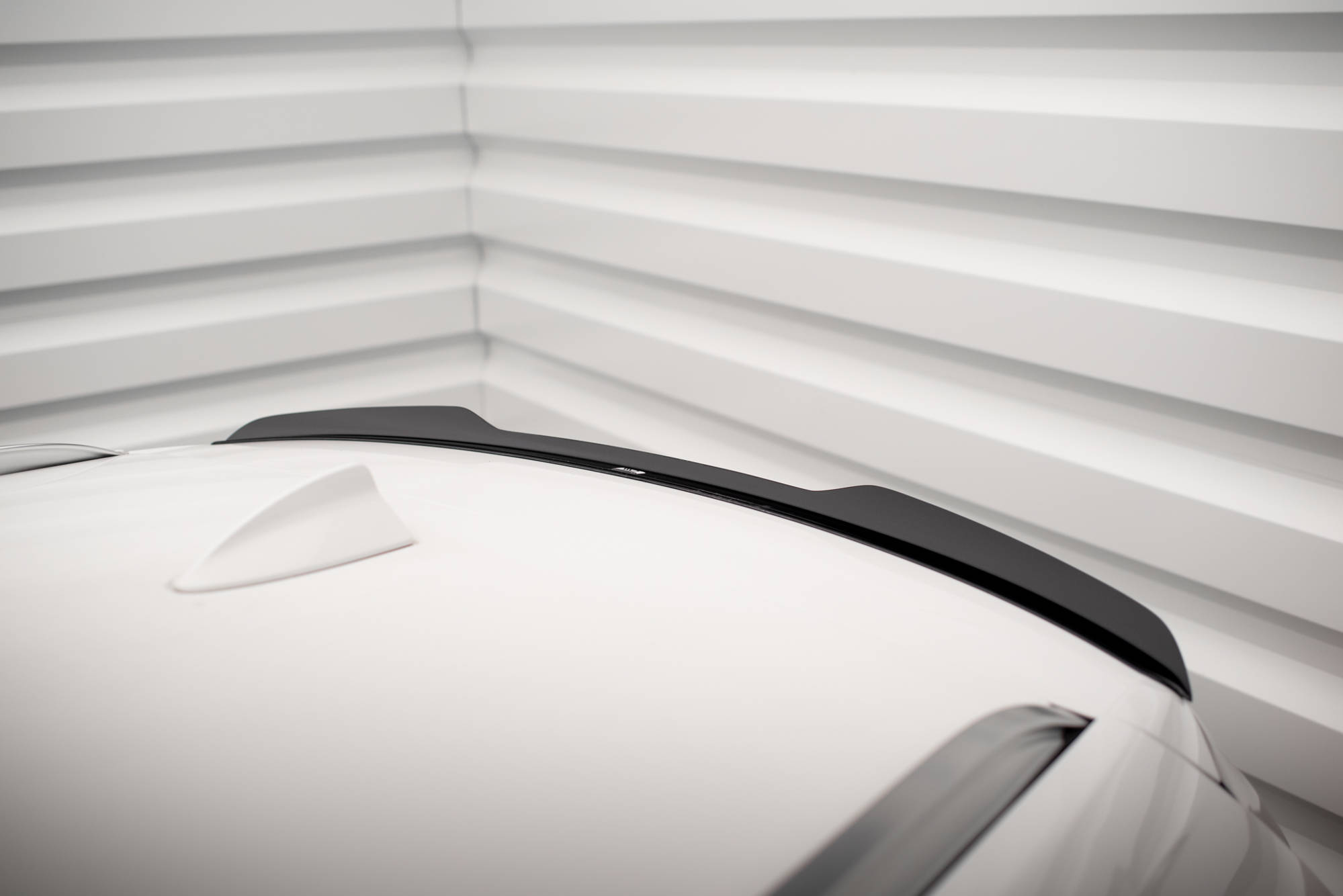 Heck Spoiler Aufsatz Abrisskante passend für BMW X3 M-Paket F25 schwarz Hochglanz