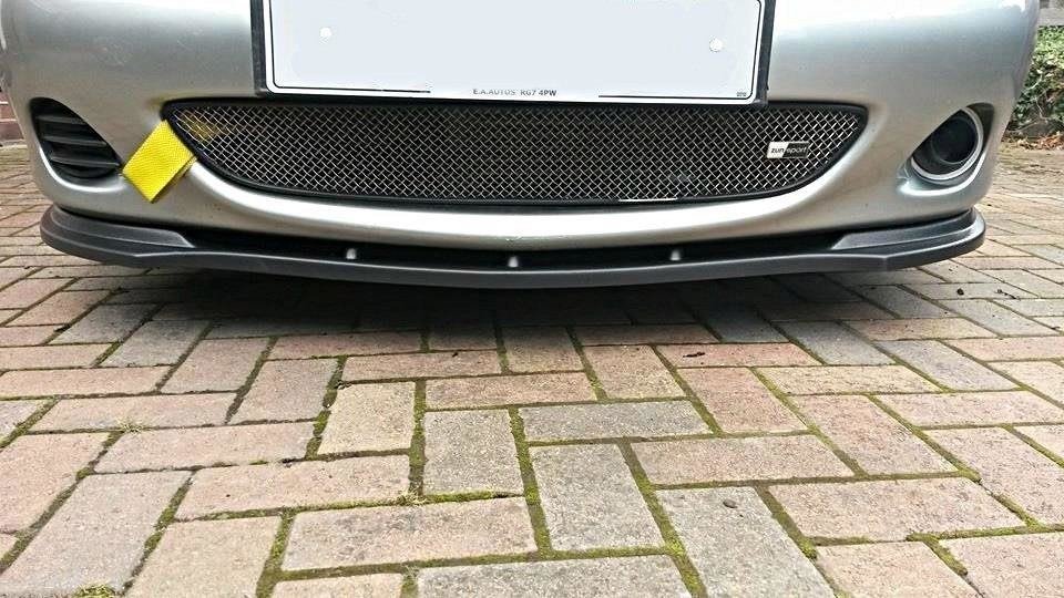 Street+ Spoilerlippe Front Ansatz passend für Mazda MX5 NB FL schwarz Hochglanz