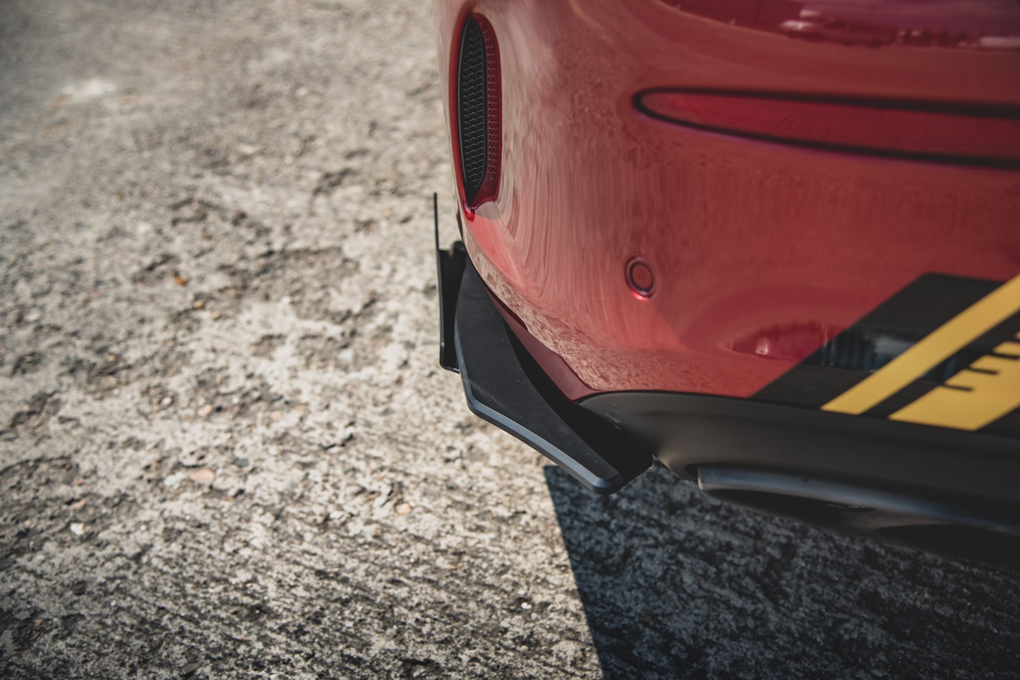Street Pro Heck Ansatz Flaps passend für Mercedes-AMG C43 Coupe C205 schwarz Hochglanz