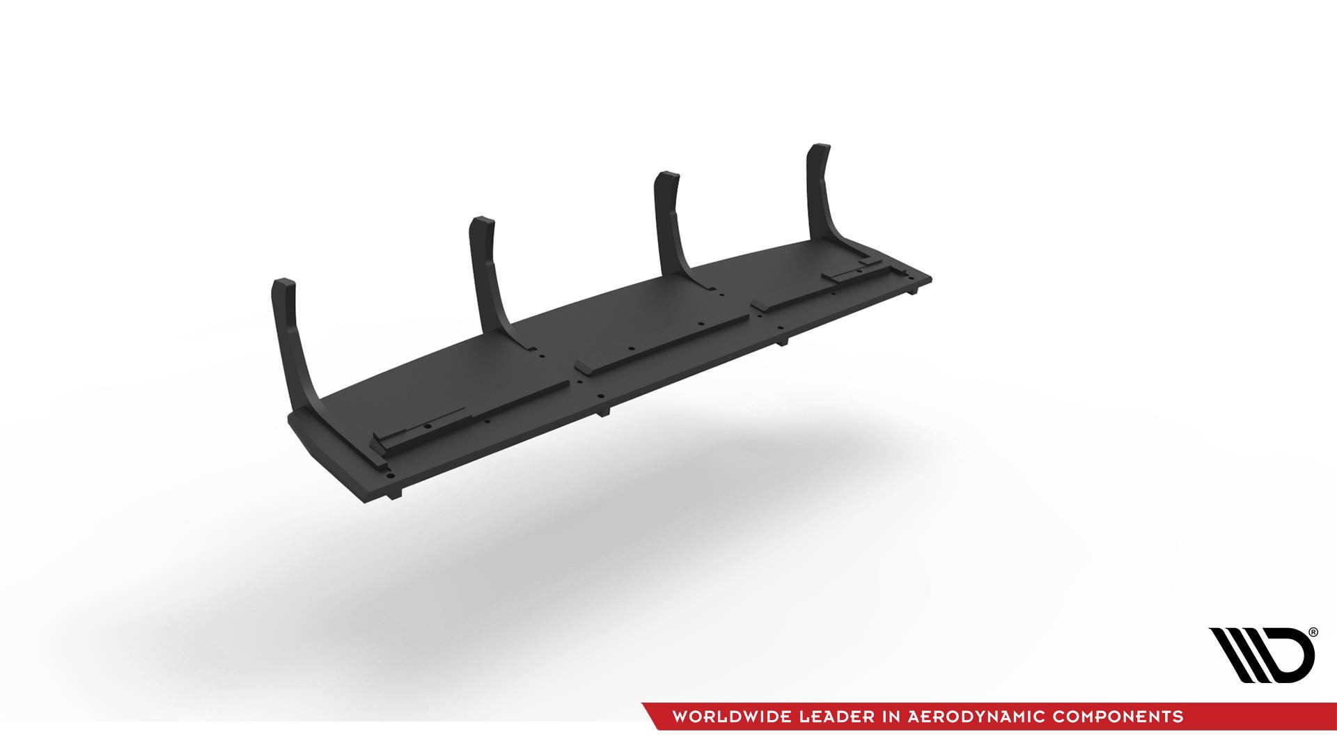 Street Pro Heckschürze Heck Ansatz Diffusor passend für Audi SQ5 Mk1 8R schwarz-rot