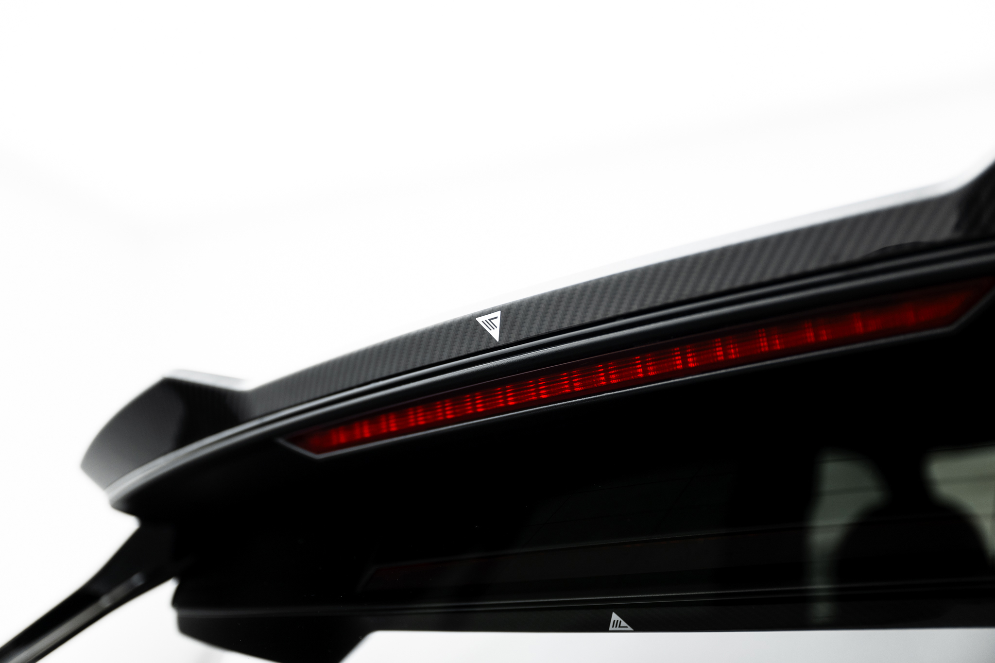 Carbon Fiber Dach Spoiler (Oberer) passend für Audi SQ8 / Q8 S-Line Mk1 FL