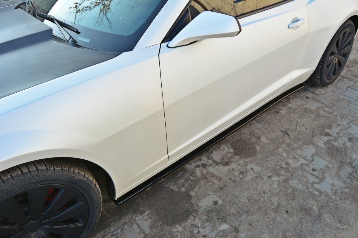 Street+ Seitenschweller Leisten passend für Chevrolet Camaro V SS - US EU VERSION vor FL Carbon Look