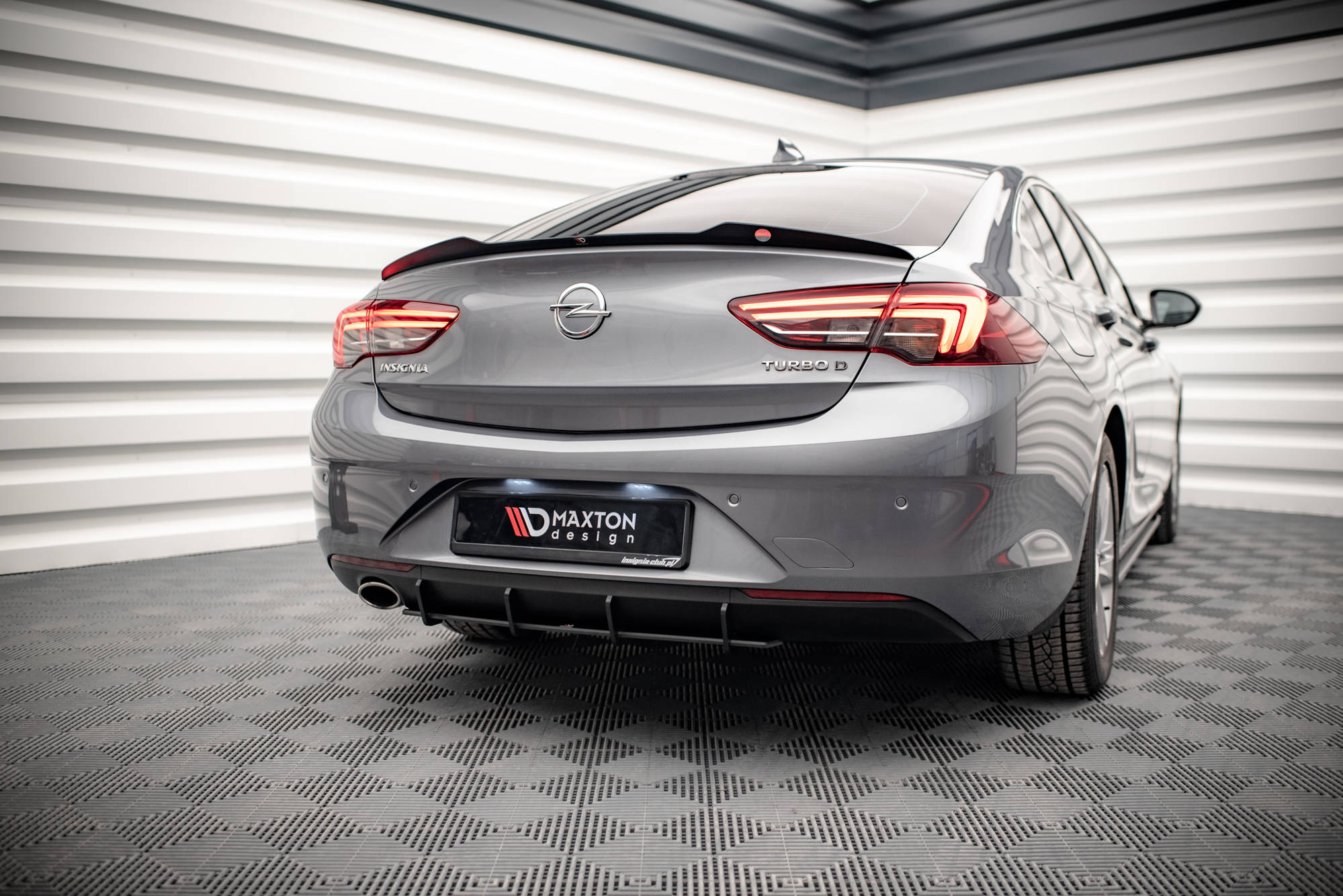 Street Pro Heckschürze Heck Ansatz Diffusor passend für Opel Insignia Mk2