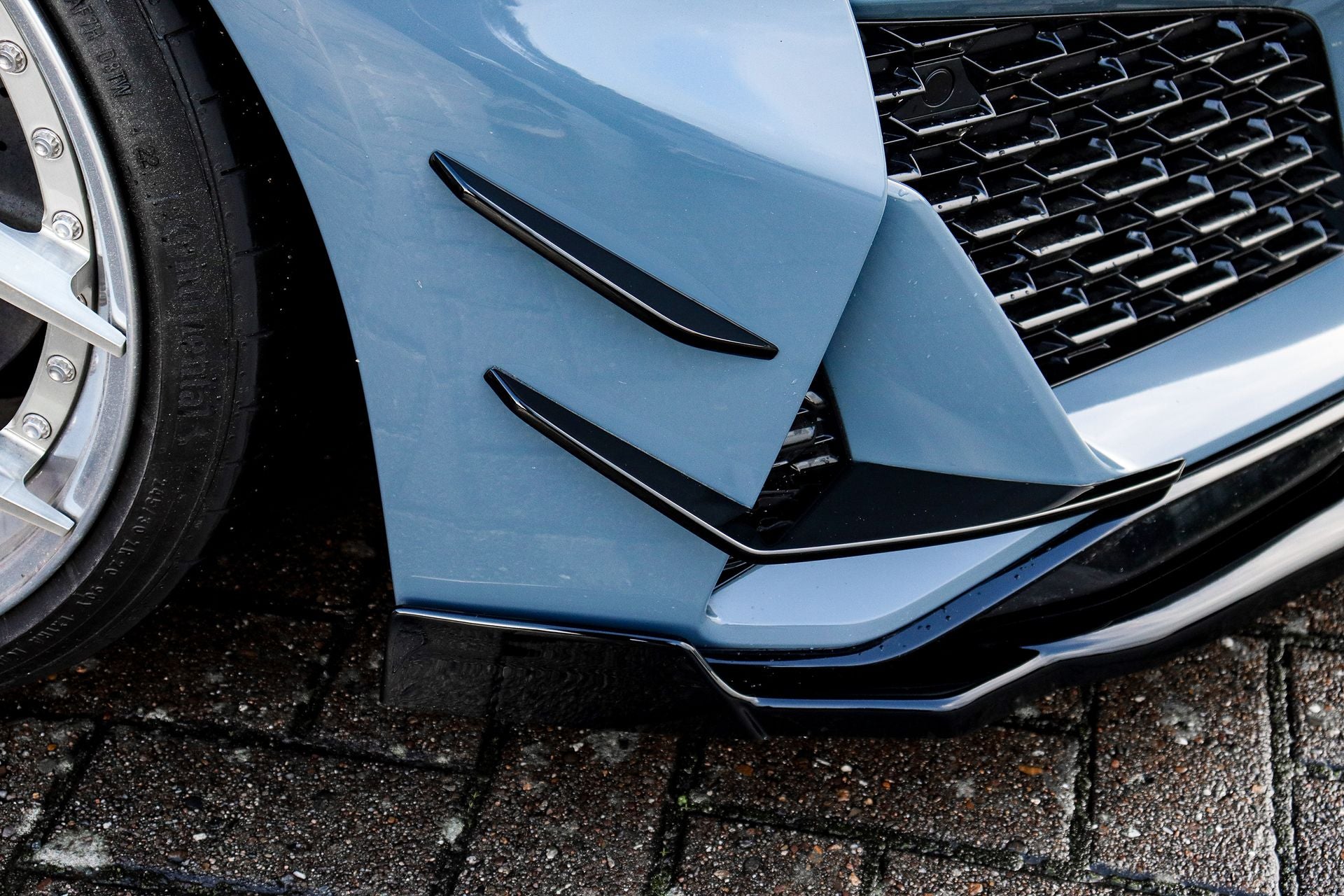 4 tlg. Flaps Luftführung aus ABS für Audi R8 4S Facelift