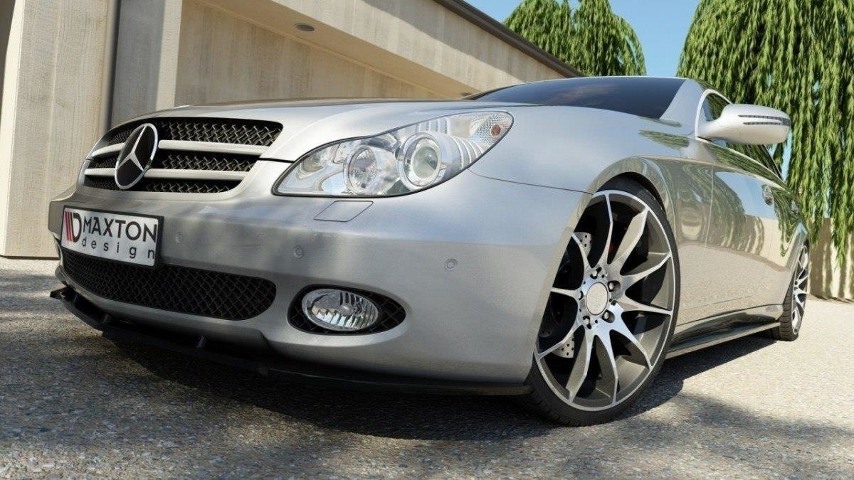 Street+ Seitenschweller Leisten passend für Mercedes CLS C219 schwarz Hochglanz