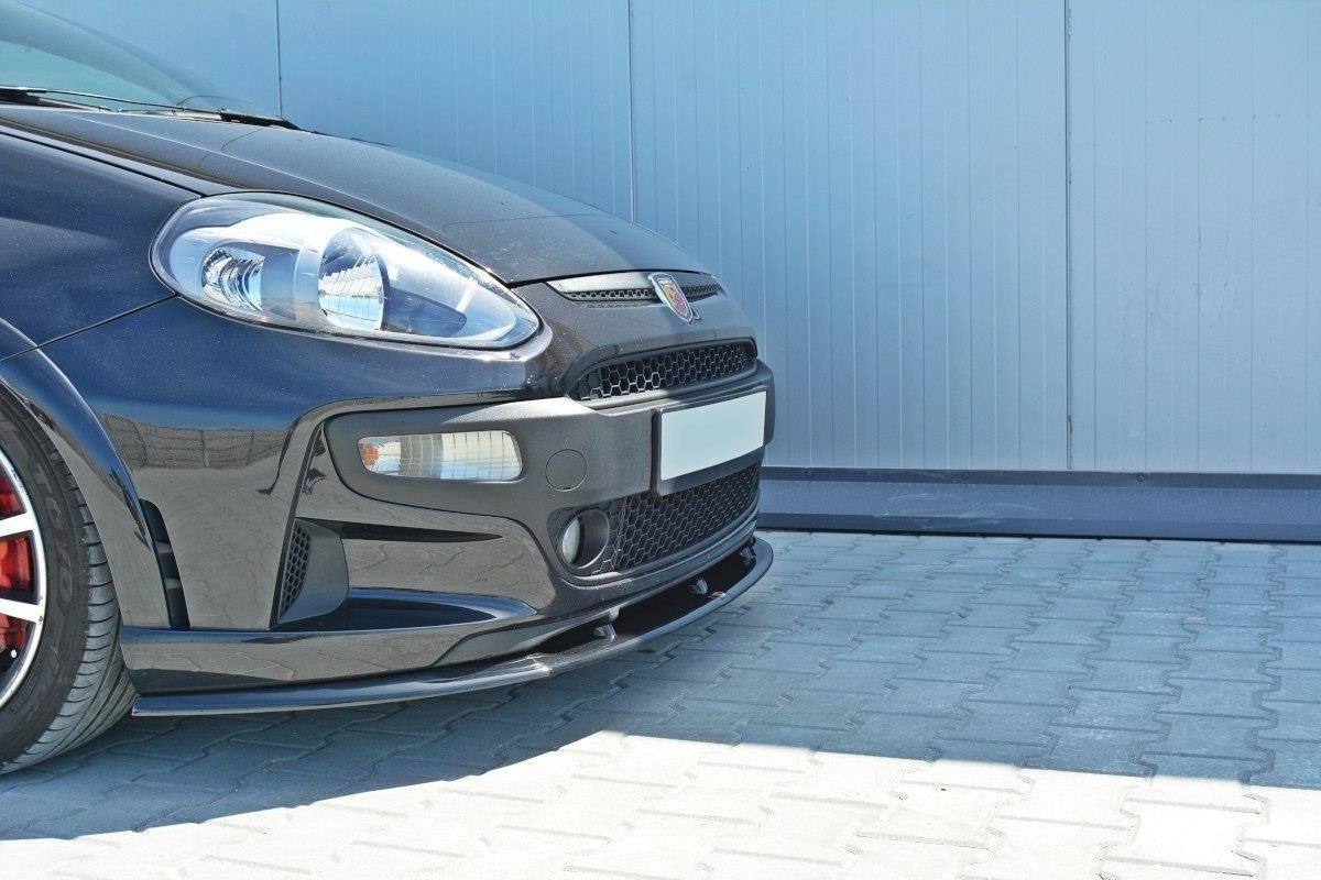 Frontlippe passend für ABARTH Punto Evo schwarz Hochglanz