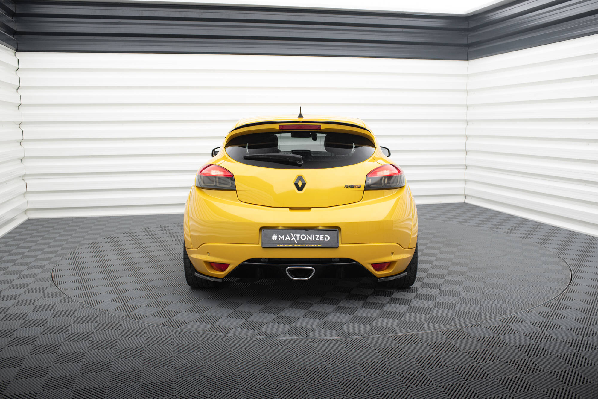 Heck Spoiler Aufsatz Abrisskante passend für Renault Megane RS Trophy / RS Cup Mk3 schwarz Hochglanz