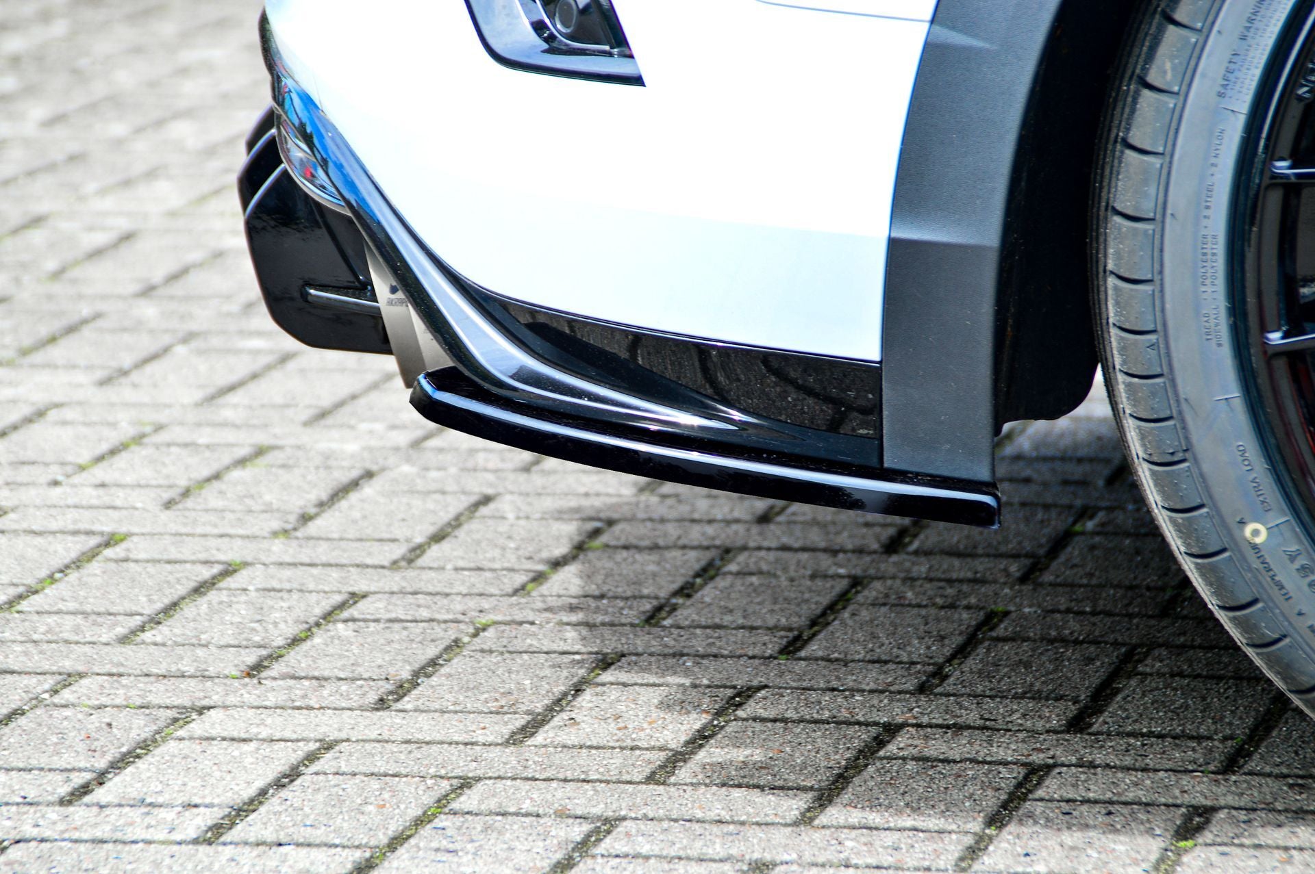 Heckansatz Seitenteile für VW T-ROC R (Schwarz Matt)