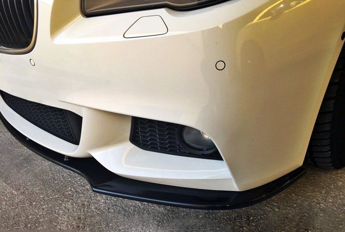 Street+ Spoilerlippe Front Ansatz V.1 passend für BMW 5er M-Paket F10/F11 schwarz Hochglanz