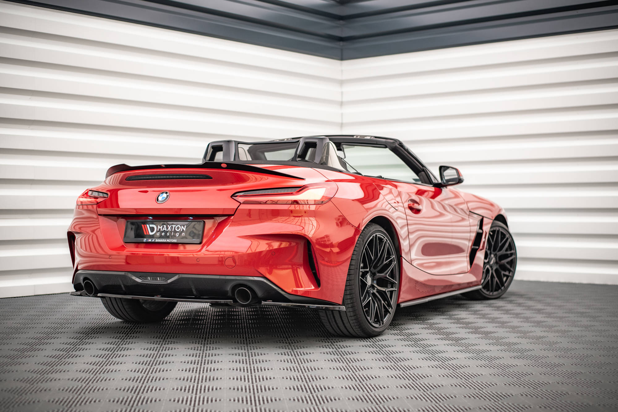 Heck Spoiler Aufsatz Abrisskante passend für BMW Z4 M-Paket / M40i G29 schwarz Hochglanz