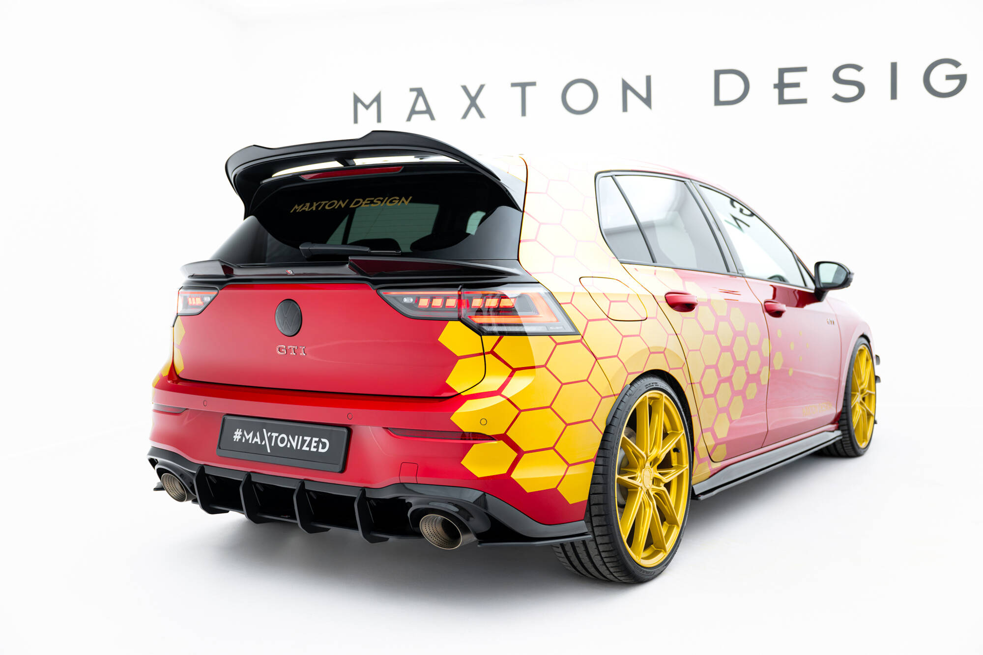 Street Pro Heck Ansatz Flaps passend für VW Golf GTI Clubsport Mk8 FL