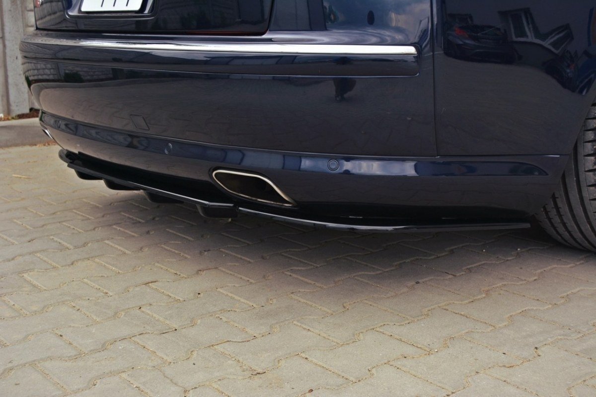 Heckansatz Audi A8 W12 D3 DTM LOOK schwarz Hochglanz