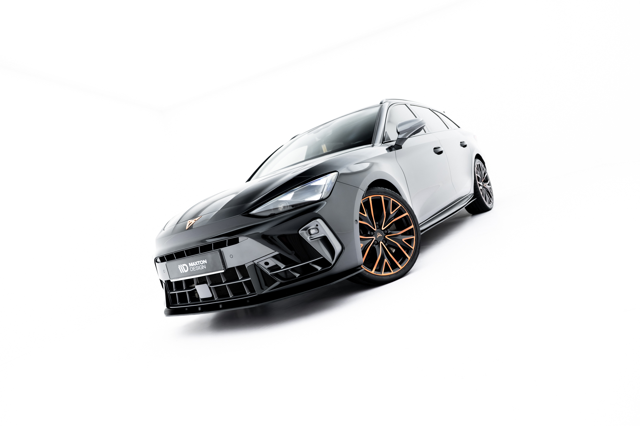 Frontlippe passend für CUPRA Leon ST / Hatchback Mk1 FL roter Kern