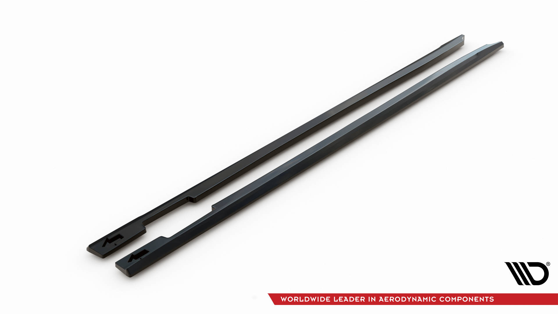 Street+ Seitenschweller Leisten passend für Mini Cooper Clubman John Cooper Works F54 FL schwarz Hochglanz