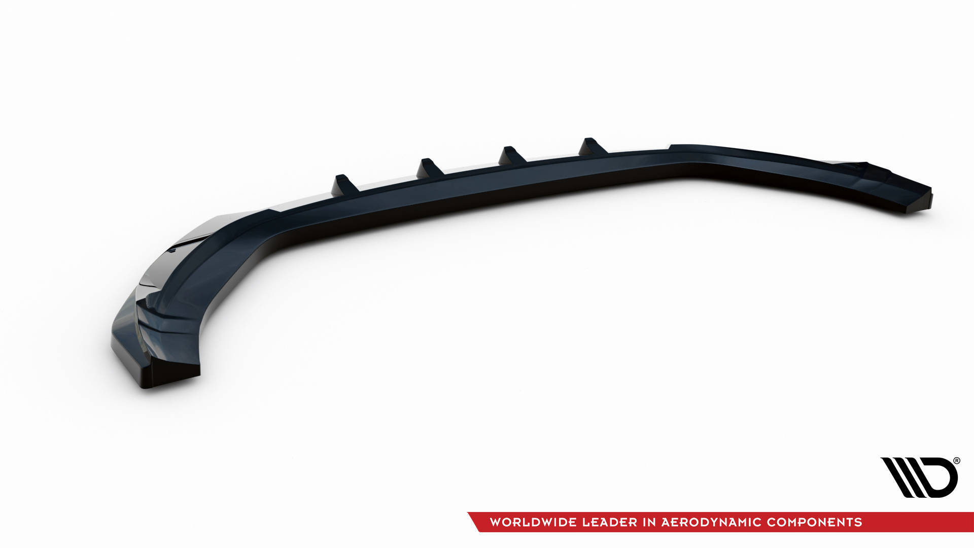 Street+ Spoilerlippe Front Ansatz V.2 passend für Hyundai Kona N Mk1 schwarz Hochglanz