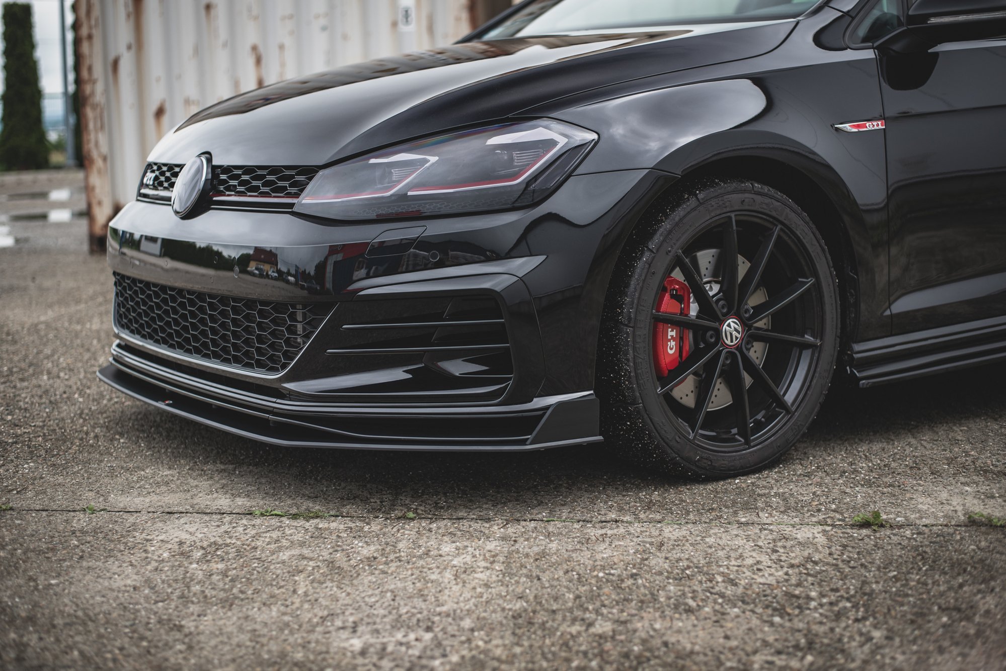 Street Pro Front Ansatz für für / Frontansatz VW Golf 7 GTI TCR