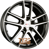 PLATIN P 73 Diamant Schwarz Frontpoliert Einteilig 19 Zoll