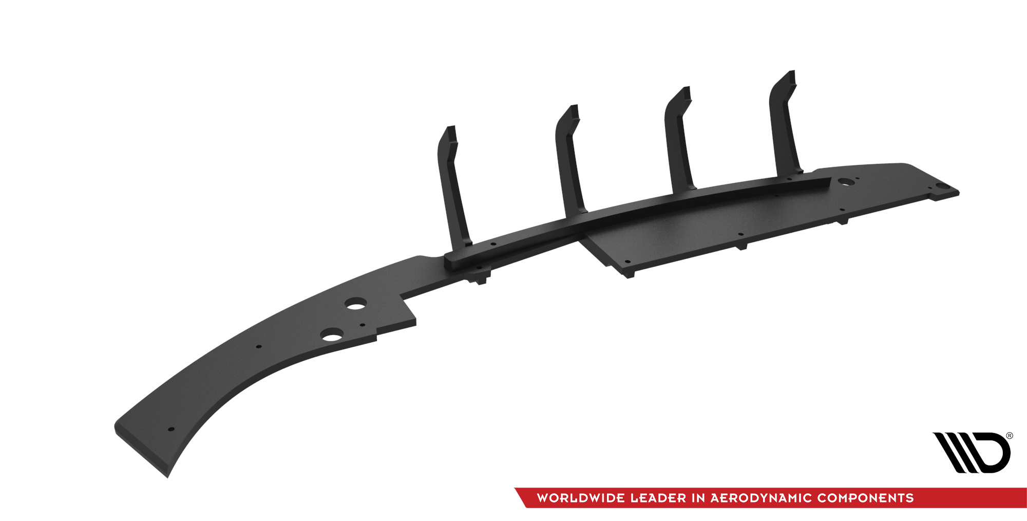 Street Pro Heckschürze Heck Ansatz Diffusor passend für BMW X3 M-Paket F25 rot