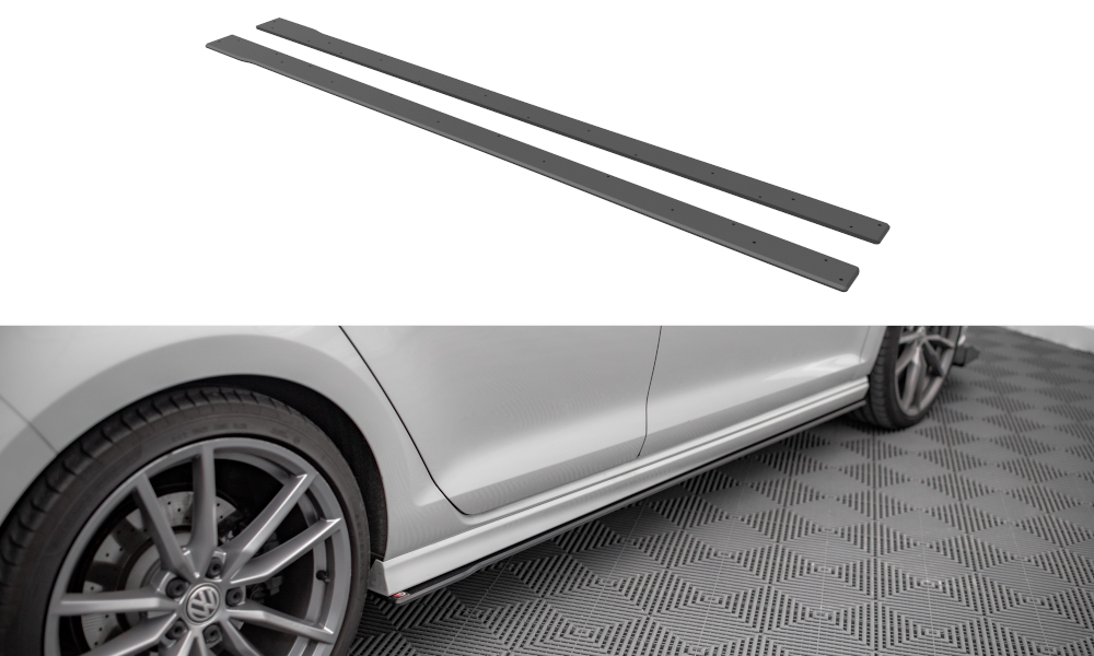 Street Pro Seitenschweller Leisten passend für VW Golf R Mk7