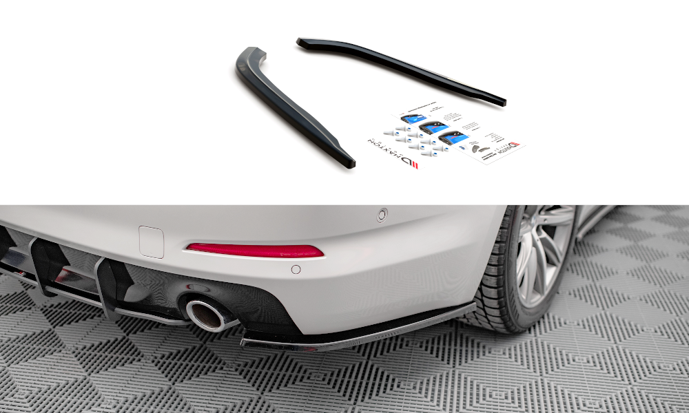 Street+ Heck Ansatz Flaps passend für BMW 5er G30 / G31 schwarz Hochglanz