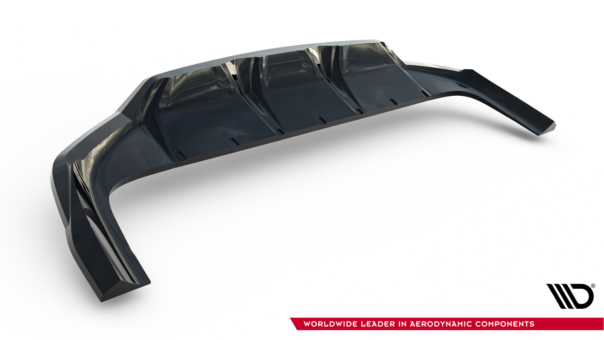Diffusor Heckansatz passend für MG HS Mk2 schwarz Hochglanz