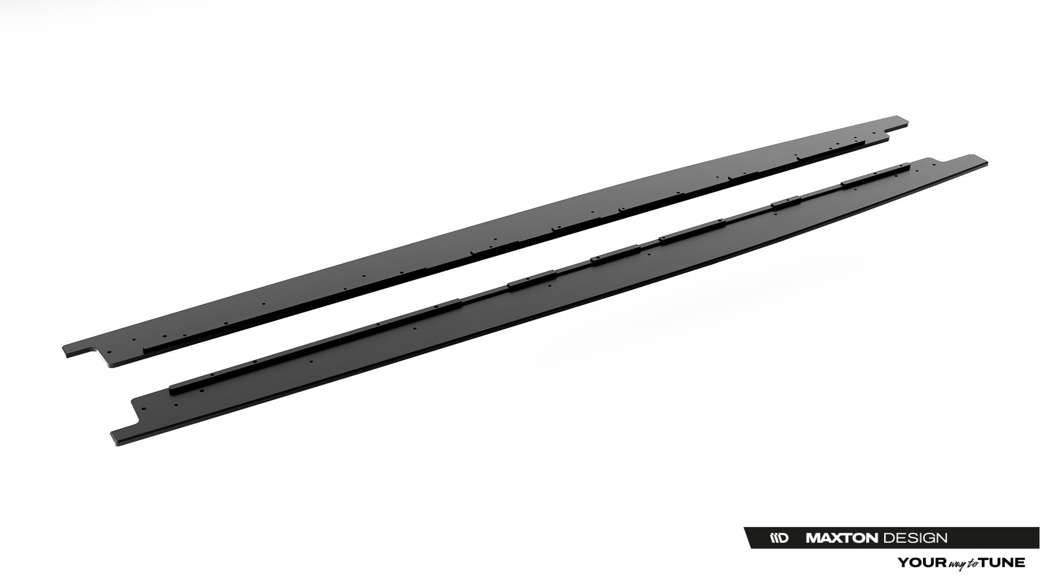 Seitenschweller Ansatz Paar passend für CUPRA Leon ST / Hatchback Aero Mk1 / Mk1 FL schwarz matt