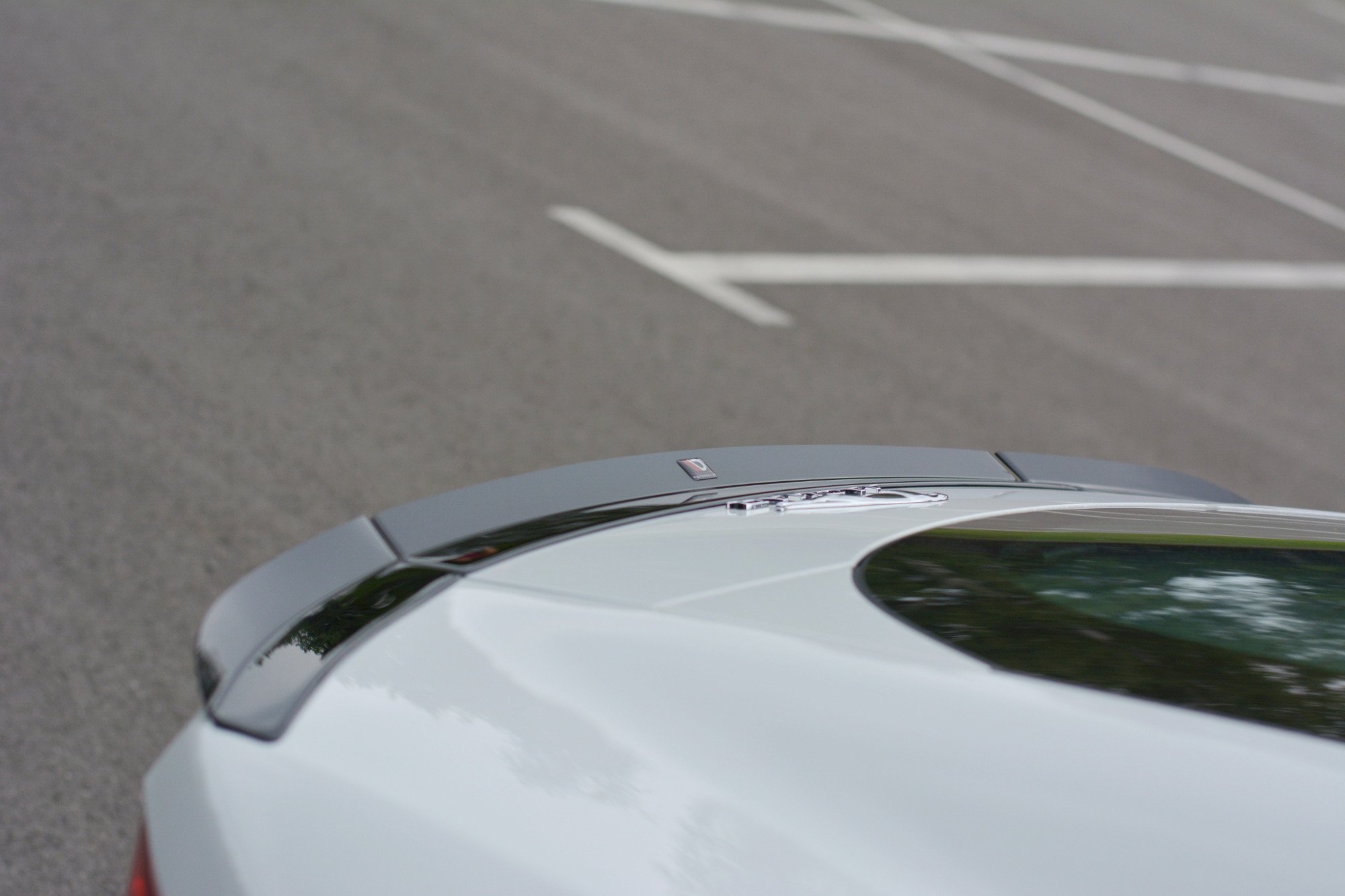 Spoiler CAP für JAGUAR F-TYPE schwarz Hochglanz
